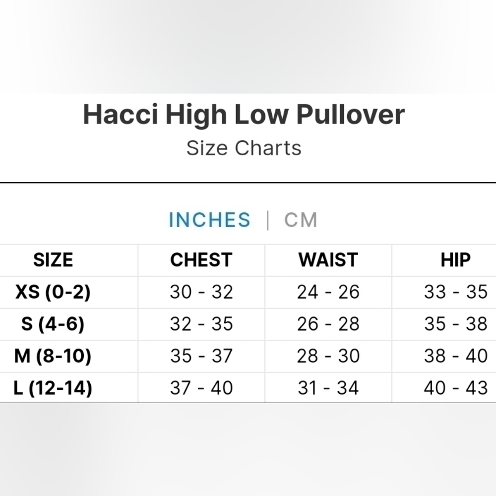 MARC NY PERFORMANCE Hacci High Low Pullover Top NWT - Picture 4 of 6